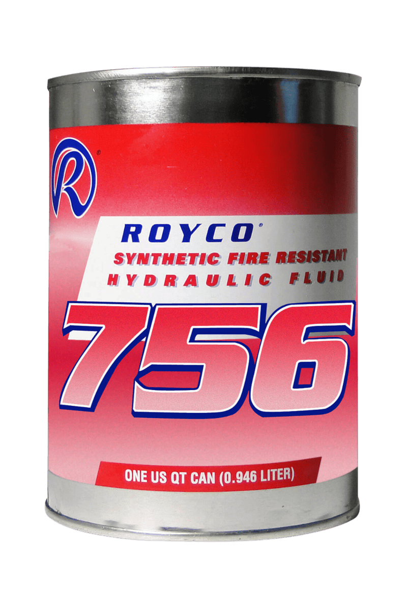 Royco 756 Red Hydraulic Fluid 1 qt can